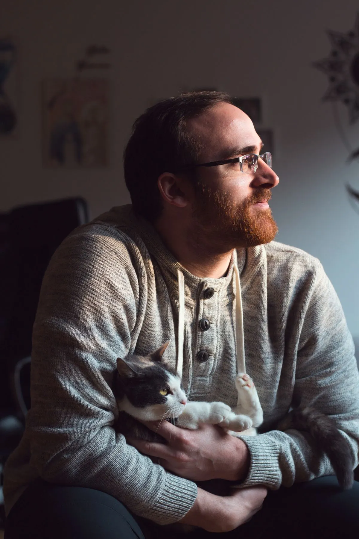 Retrato de Renzo Madrid, cat groomer